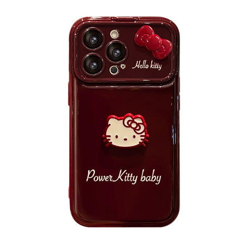 🎄Hello Kitty Christmas Phone Case – Festive Red Gift