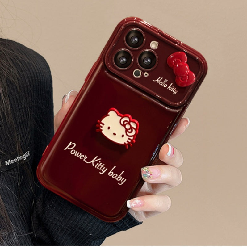 🎄Hello Kitty Christmas Phone Case – Festive Red Gift