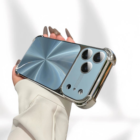 CD Gradient Shockproof iPhone 17 ProMax Case with Lens Protector