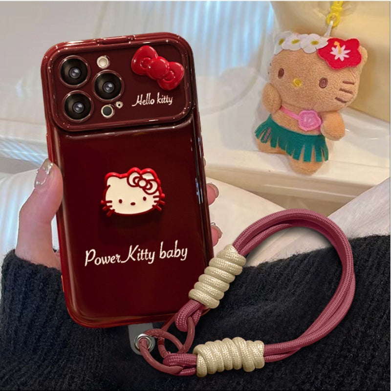 🎄Hello Kitty Christmas Phone Case – Festive Red Gift