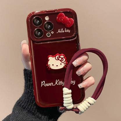 🎄Hello Kitty Christmas Phone Case – Festive Red Gift