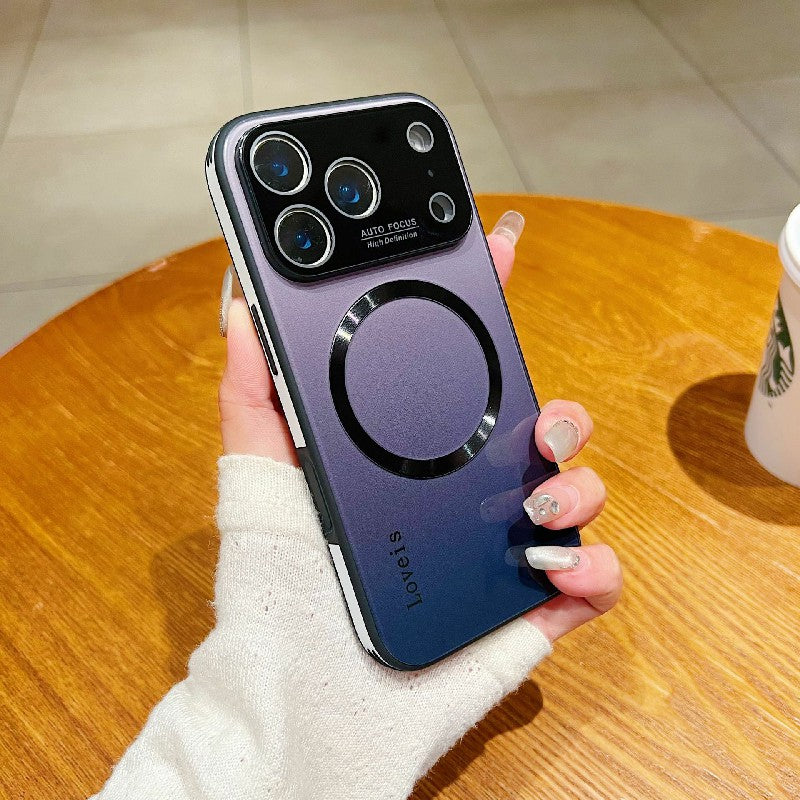 Gradient Glass Magnetic iPhone Case – MagSafe & Camera Protection