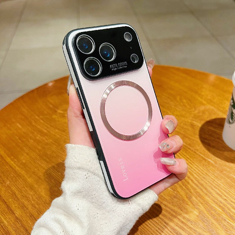 Gradient Glass Magnetic iPhone Case – MagSafe & Camera Protection