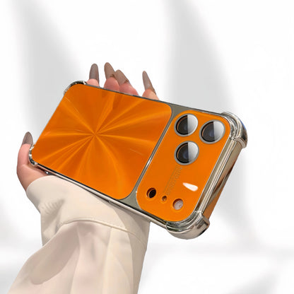 CD Gradient Shockproof iPhone 17 ProMax Case with Lens Protector