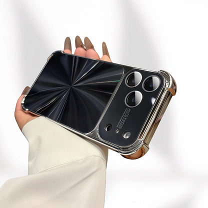 CD Gradient Shockproof iPhone 17 ProMax Case with Lens Protector